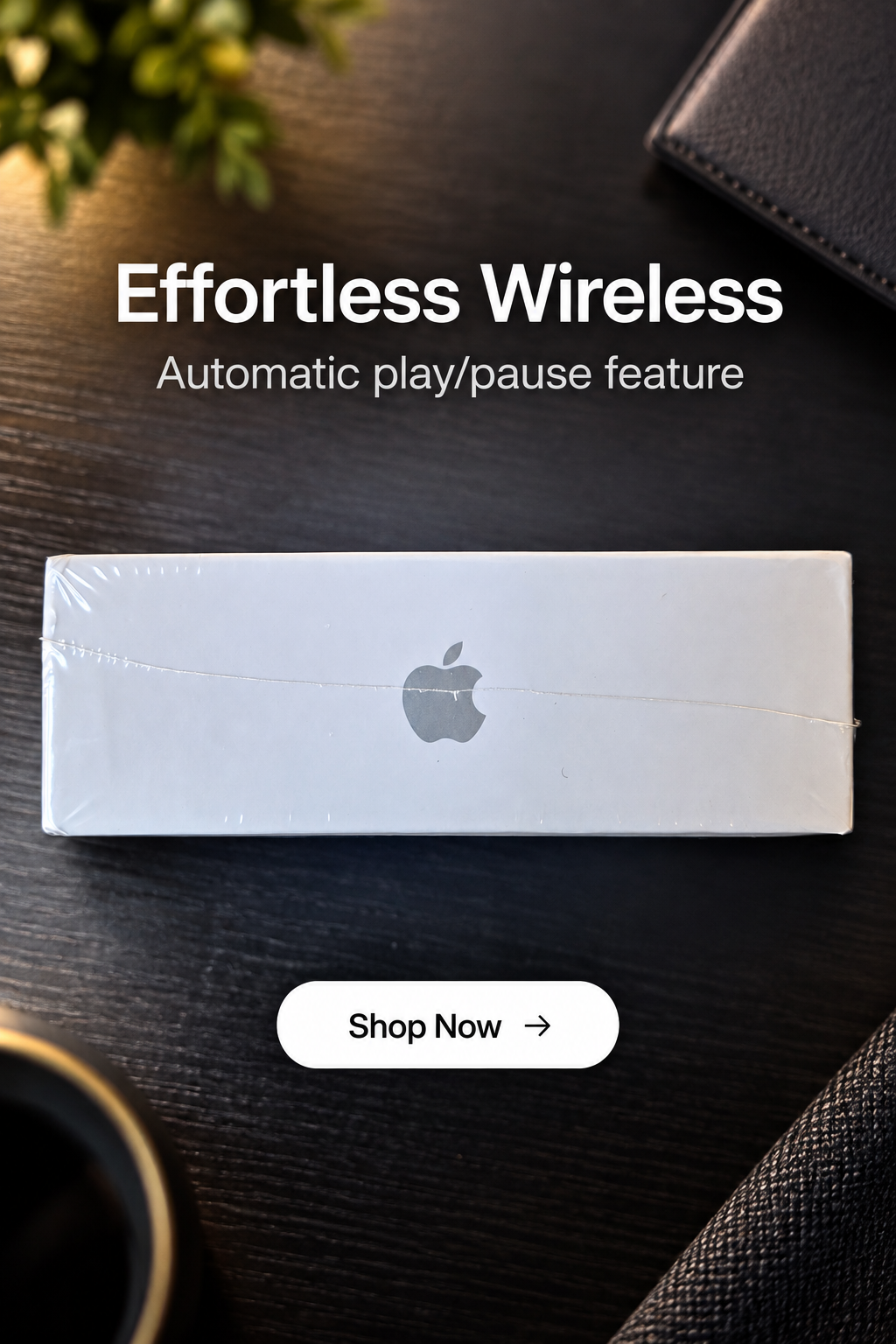 Apple AirPods – Wireless Earbuds with Lightning Charging Case