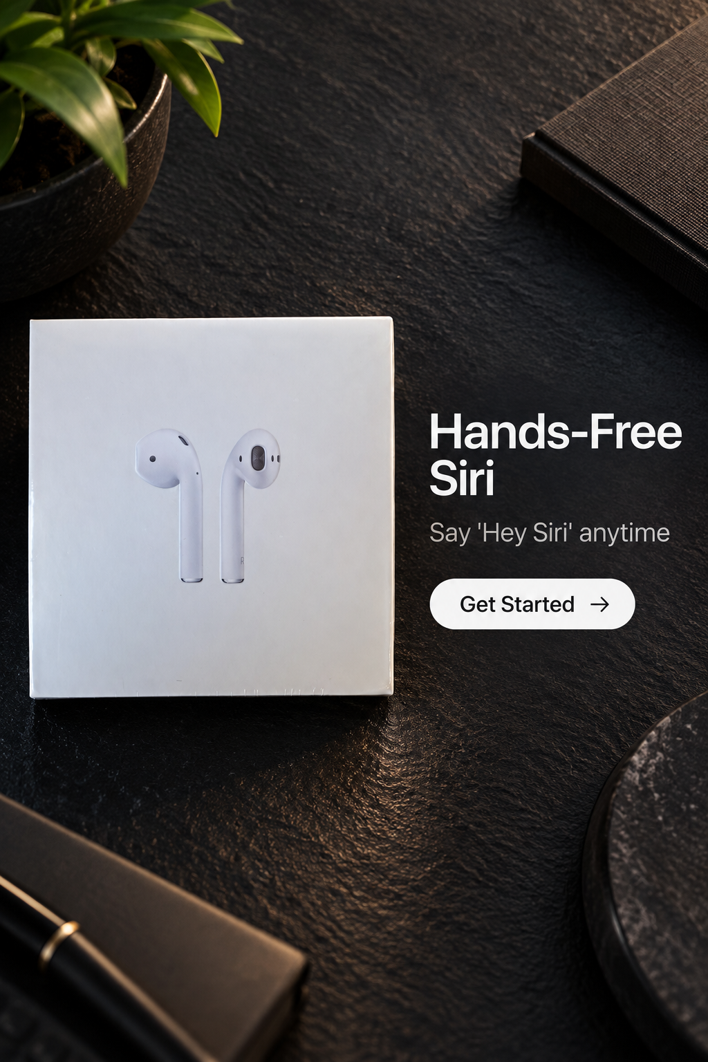 Apple AirPods – Wireless Earbuds with Lightning Charging Case